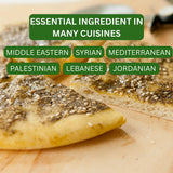 Zaatar Seasoning, 5.3oz, Real Za'atar,%100 Natural, Zaatar Spice from Middle Eastern Spices, Perfect for Mediterranean Seasoning Blends, AKA Zahter