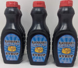 Blackburns Sugar Free Pancake Syrup - 6 x 12 Oz Bottles Bundled with a JFS Recipe Card