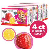 Shine Water Strawberry Lemonade Kids Drink Box- Pack of 8 (6.75 Fl Oz Each) - Naturally Flavored Water with Vitamin D, Zero Sugar, Low Calorie