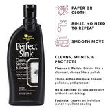 HOPE'S Perfect Stainless, Perfect Granite, and Perfect Sink Cleaner Bundle, Streak Free Polishing Kitchen Cleaners Removes Stains, Restores
