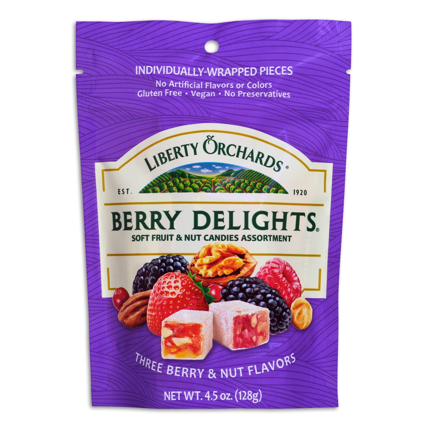 Liberty Orchards New Berry Delights Package! - Sweet and Vegan Turkish Delight Candy 4.5oz