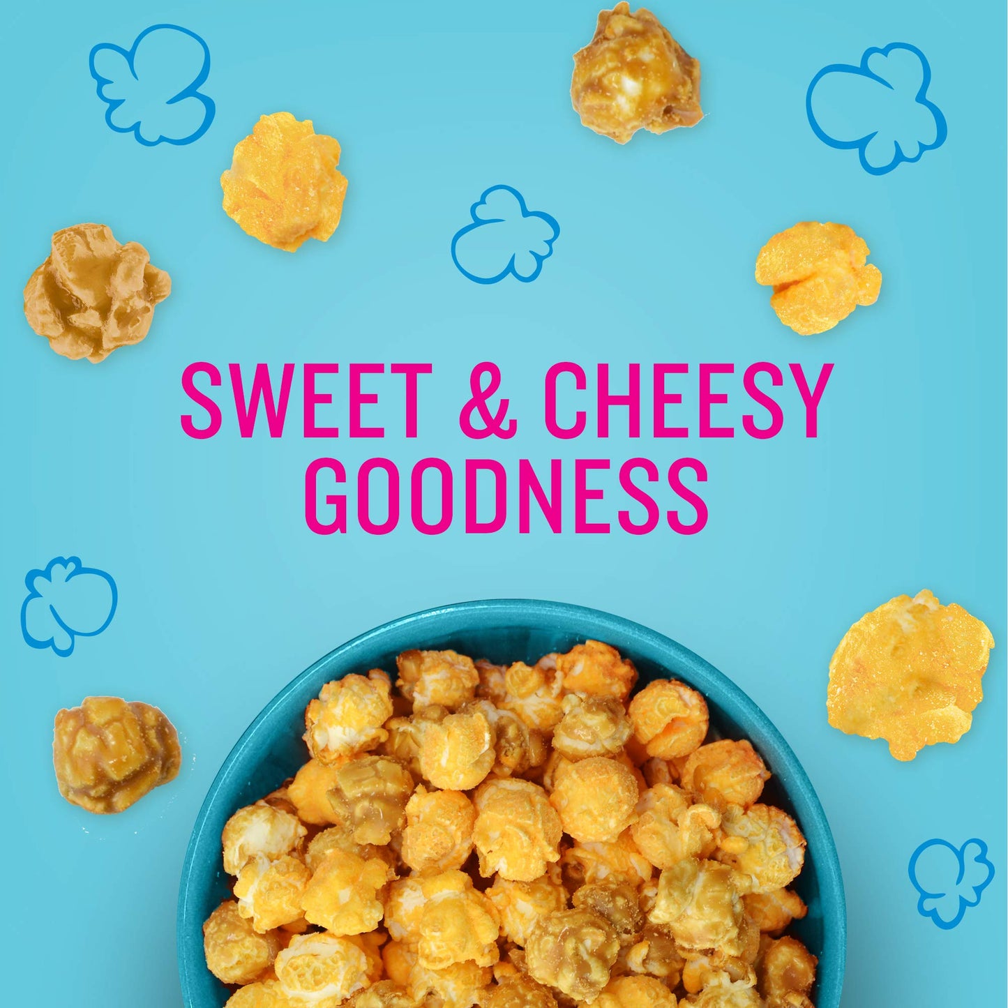 Angie’s BOOMCHICKAPOP Caramel & Cheddar Popcorn Mix, 6 Ounce Bag (Pack of 12 Bags)