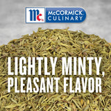 McCormick Culinary Thyme Leaves, 27.5 oz - One 27.5 Ounce Container of Dried Thyme Leaves, Perfect in Soups, Meat and Seafood Entrees and More
