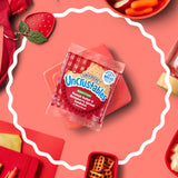 Smucker’s Uncrustables Reduced Sugar Peanut Butter & Strawberry Spread Sandwiches, 4 Count, 2 Oz. Each, Frozen