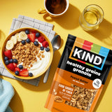 Kind Healthy Grains Granola, Peanut Butter Clusters, Gluten Free, Healthy Snack Mix, 10g Protein, 11oz, 6 Count