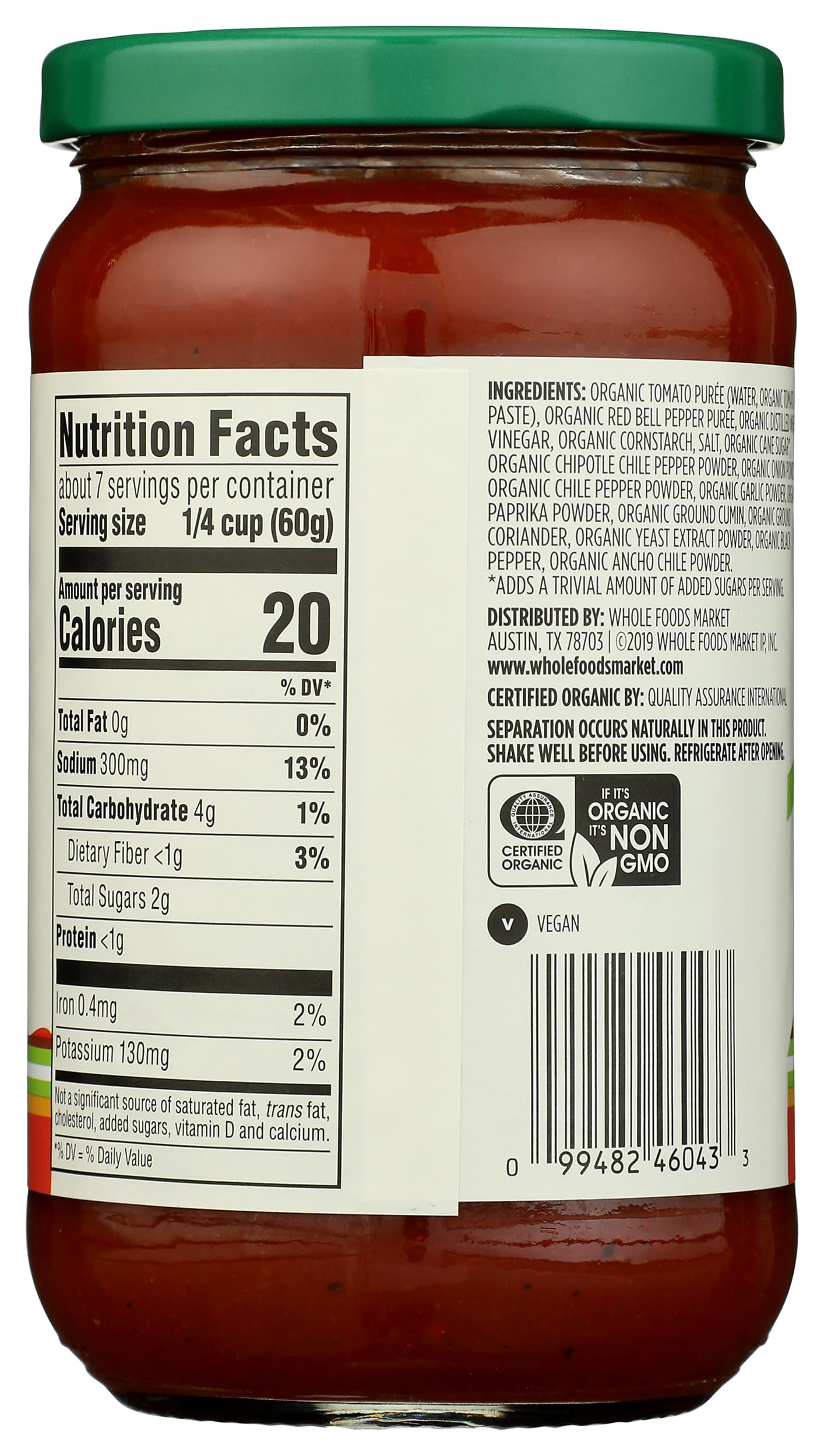 365 by Whole Foods Market, Organic Red Enchilada Sauce, 15.5 Ounce