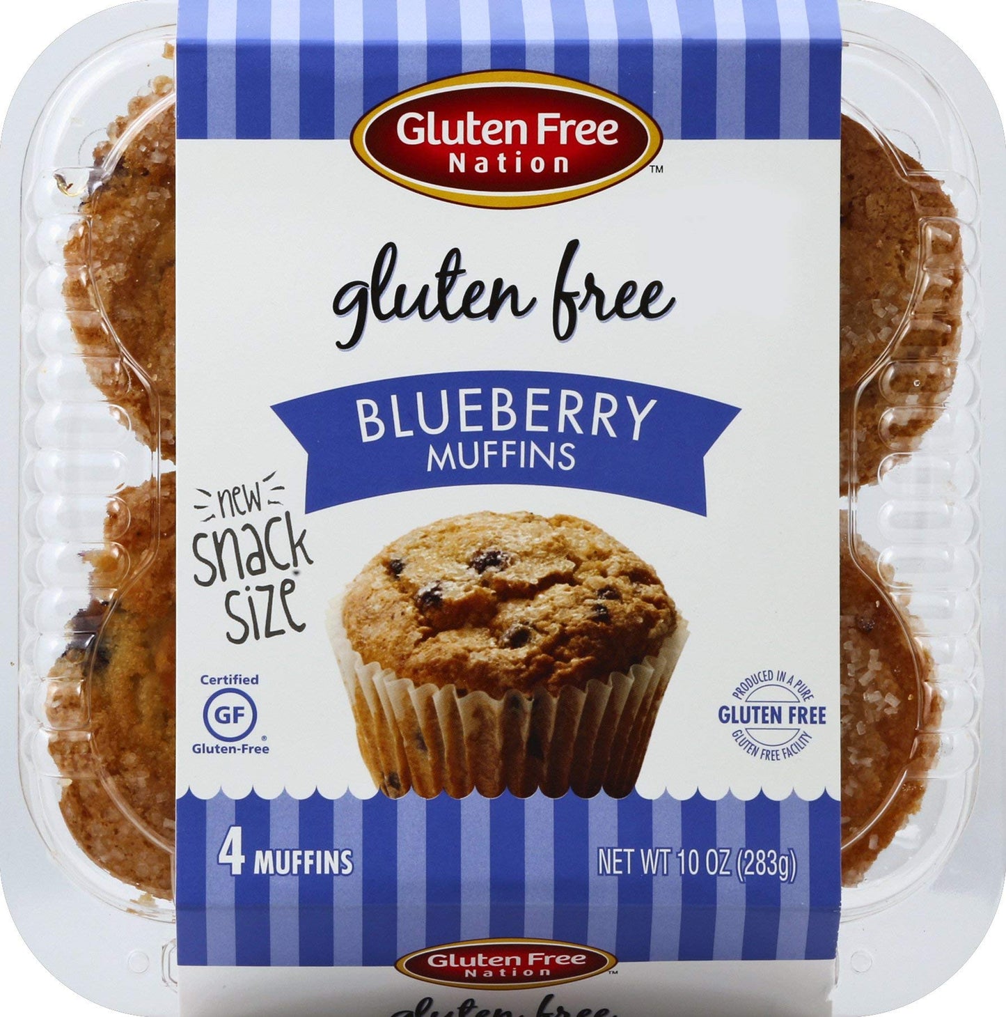 Gluten Free Blueberry Muffins 24-ct. (case of 24 Blueberry Muffins 2.5 oz.)