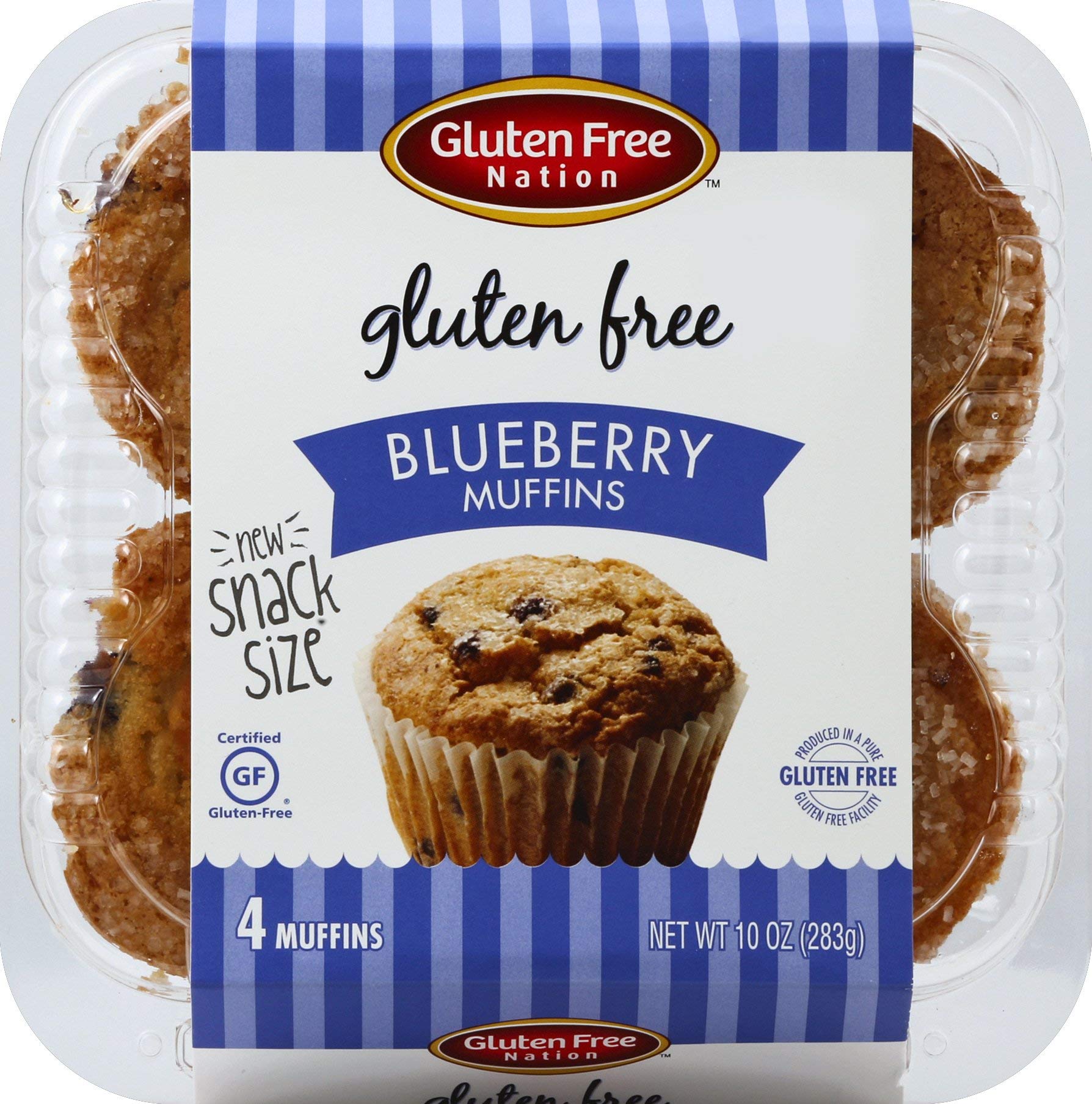 Gluten Free Blueberry Muffins 24-ct. (case of 24 Blueberry Muffins 2.5 oz.)