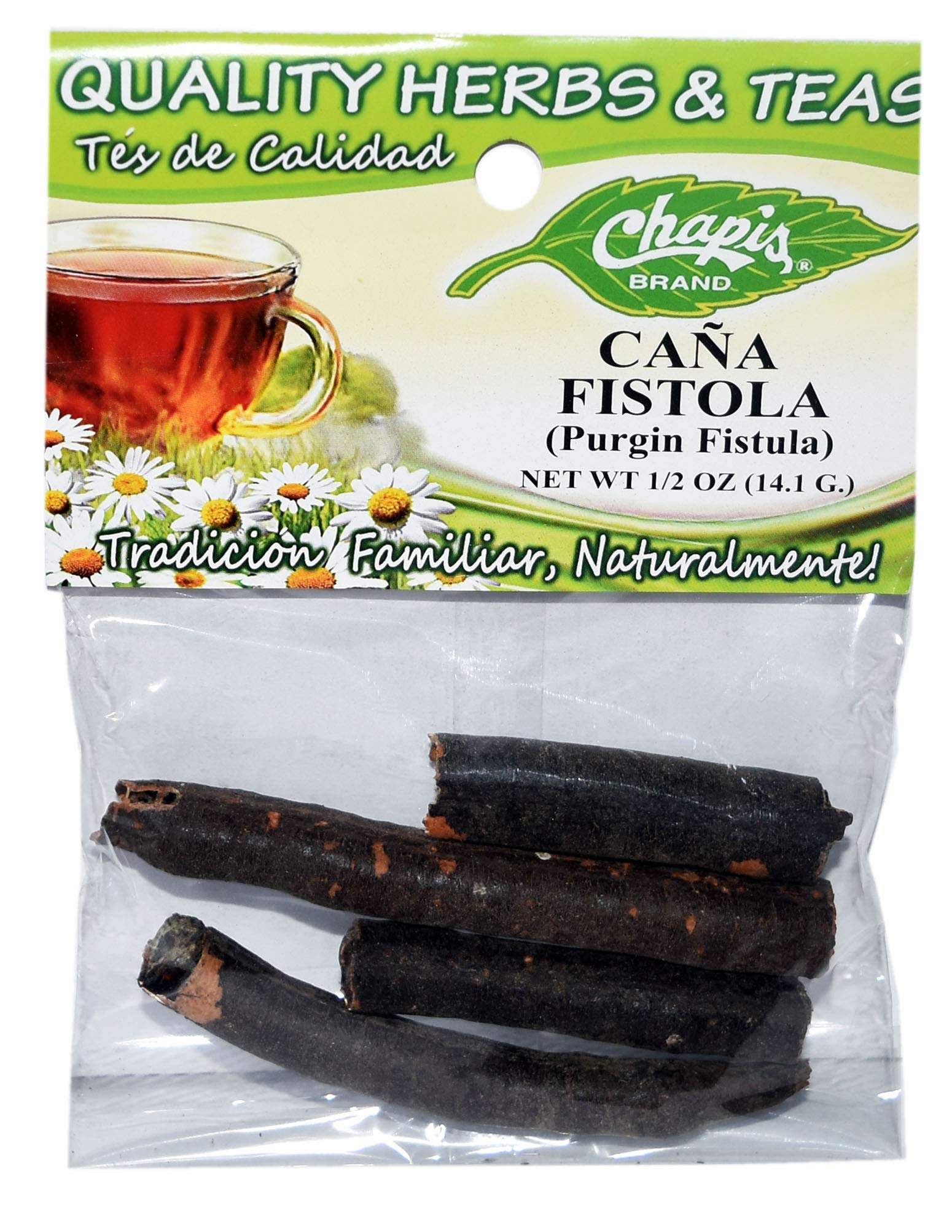 12 PIECES CHAPIS CANA FISTOLA NATURAL HERBS HIERBAS Net Wt. 1/2 oz. (14 g)