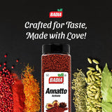 Badia Whole Annatto 22 oz - Warm, Peppery, Slightly Nutty Flavor - Achiote Seeds for Natural Color & Seasoning