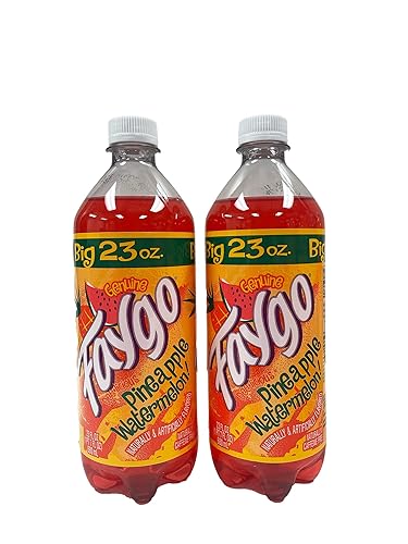 Faygo Pineapple Watermelon 2-Pack 23 Fl Oz Bottle 2 Count