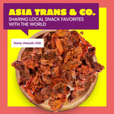 Asia Trans Seedless Red Li Hing Mui Crack Seed Plums | Hawaiian Favorite | Sweet, Sour, & Salty Dried Asian Plum Candy