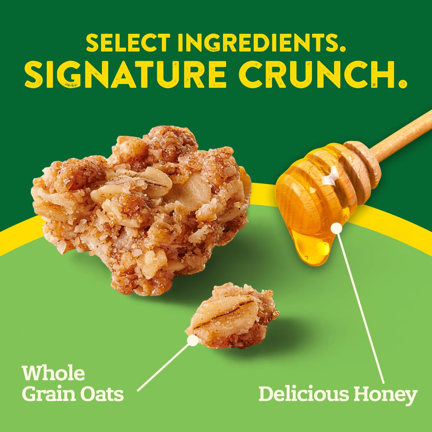 Nature Valley Oats & Honey Big & Crunchy Granola Breakfast Cereal, 16 oz