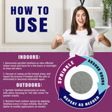 SMELLEZE Natural Cigarette Odor Eliminator Deodorizer: 2 lb. Powder Removes Smoking Stink