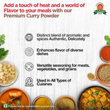 Laxmi Curry Powder 200gm (7oz) | Curry powder seasoning with a blend of spices | Non-GMO Product | For cooking and seasoning | Saves you time