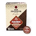 Don Francisco's Kona Blend Coffee Pods, 24 Count, Medium Roast, Compatible with Keurig Brewers
