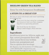 Bigelow Tea Decaffeinated Green Tea with Pomegranate Green Tea Bags, 20 Count Box (Pack of 6), Decaf Green Tea, 120 Tea Bags Total