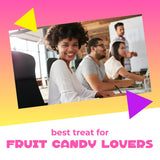 Assorted Fruit-Filled Hard Candy | 1 Pound Bag - Approx. 70 Count | Old-Fashioned Delights
