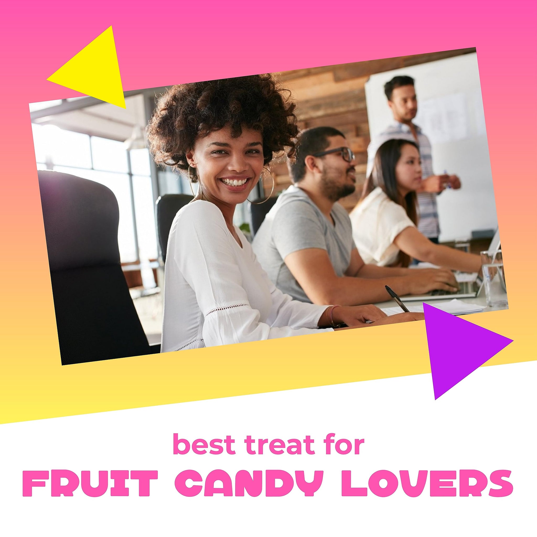 Assorted Fruit-Filled Hard Candy | 1 Pound Bag - Approx. 70 Count | Old-Fashioned Delights