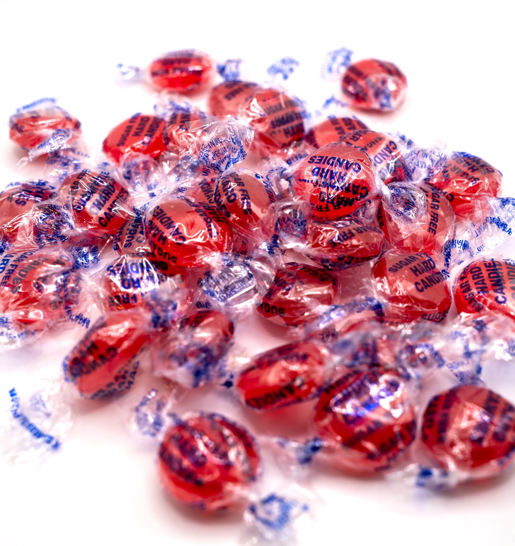 Sugar Free Cinnamon Hard Candy - 1 lb Bulk Bag - Individually Wrapped Sweet and Spicy Cinnamon Discs - Low?Carb