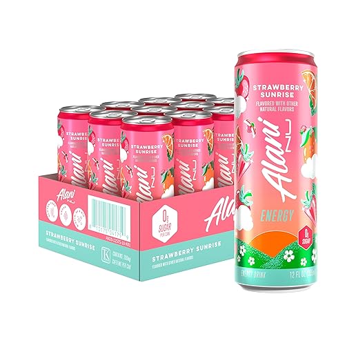 Alani Nu Strawberry Sunrise Sugar Free Energy Drink (Pack of 12)