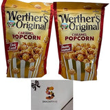 SNACKIFYME Gift Box - Original Caramel Popcorn, Classic Caramel, 2 Pack 5.29 oz Each, Resealable Gourmet Popcorn, Old World Recipe, Perfect Movie