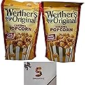 SNACKIFYME Gift Box - Original Caramel Popcorn, Classic Caramel, 2 Pack 5.29 oz Each, Resealable Gourmet Popcorn, Old World Recipe, Perfect Movie