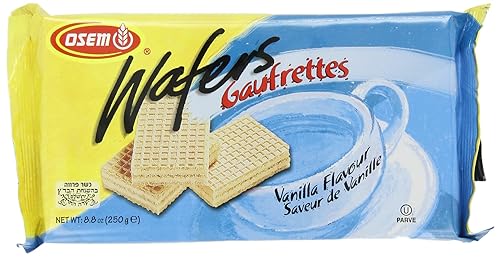 Osem Wafers Vanilla, 8.8000-ounces (Pack of12)
