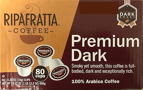 Ripafratta Coffee--Single Serve 80 Ct (Premium Dark)