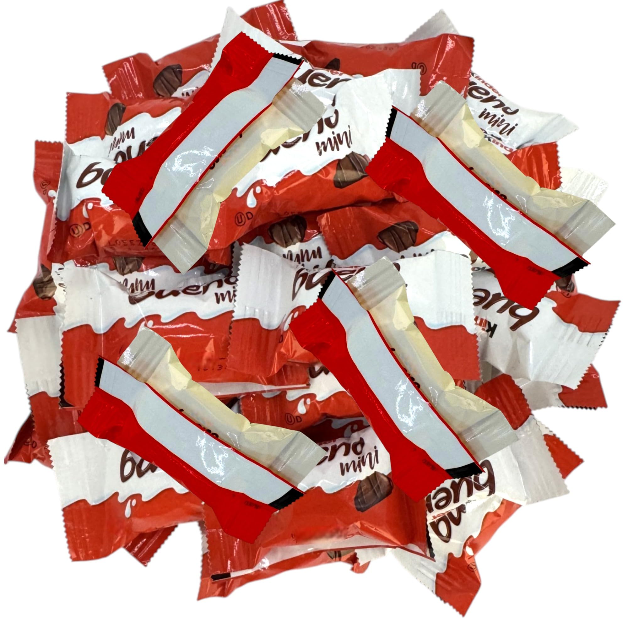 Mini Chocolate Bites with Crispy Wafer and Hazelnut Cream-1 lb Individually Wrapped Bite-sized Chocolate Bars-Perfect for Snacks, Baking