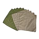 Bamboo Naturals Microfiber Cleaning Cloths, Attract Dust Like a Magnet, Use Wet or Dry, Ultra-Soft and Non-Abrasive, Reusable anad Durable, Machine