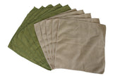 Bamboo Naturals Microfiber Cleaning Cloths, Attract Dust Like a Magnet, Use Wet or Dry, Ultra-Soft and Non-Abrasive, Reusable anad Durable, Machine