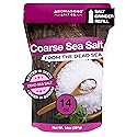 Aromasong Coarse Sea Salt for Grinder Refill - Dead Sea Salt in Resealable Bag - Pure & Natural Sun Dried, Unrefined, Gluten Free, For Daily Cooking