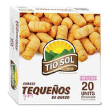 Tio Sol Bites Tequeños de Queso Pre-Cooked-Frozen Cheese Sticks, Ready to Heat. (20 Units)