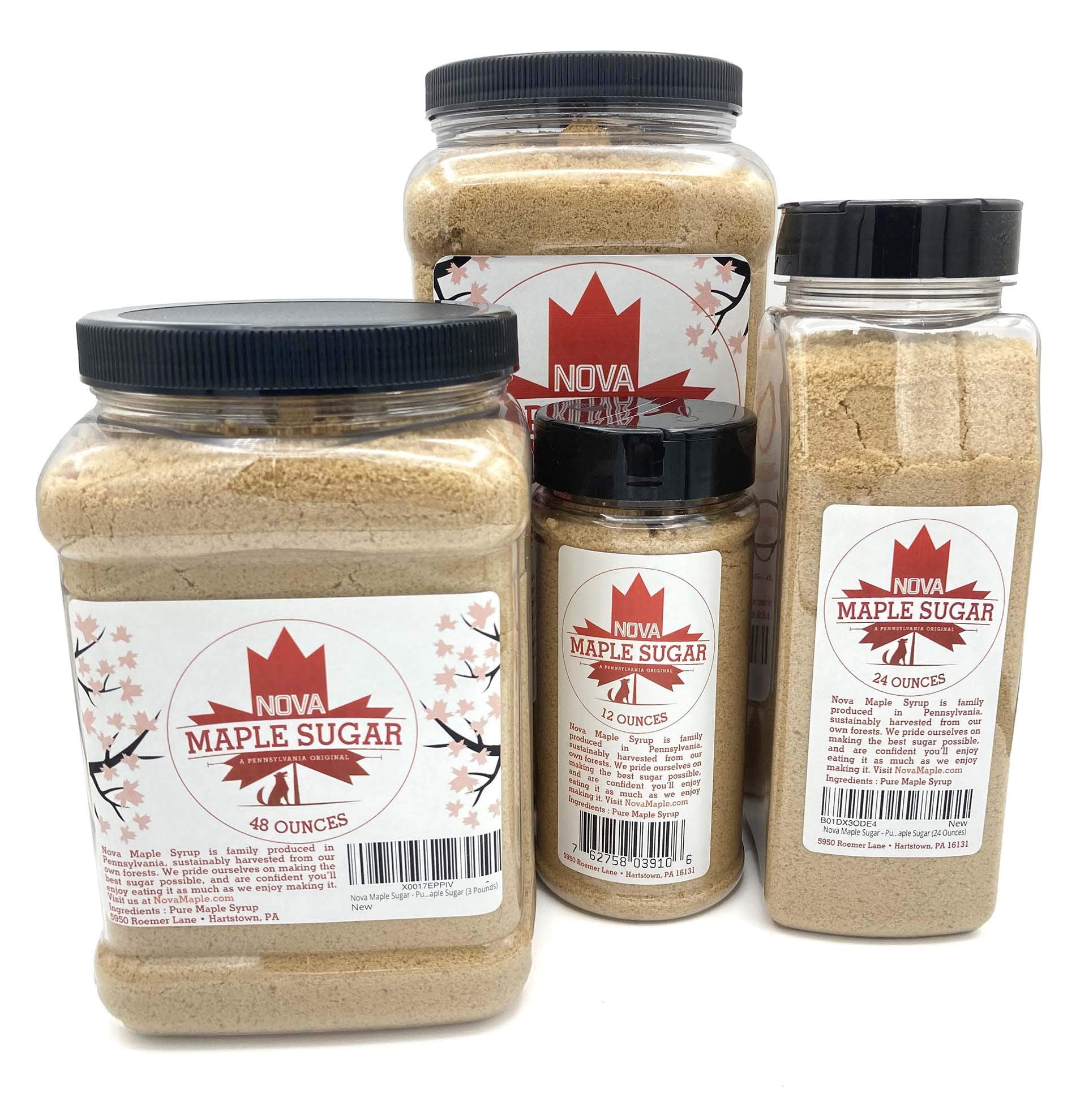 Nova Maple Sugar - Pure Grade-A Maple Sugar (6 Pounds)
