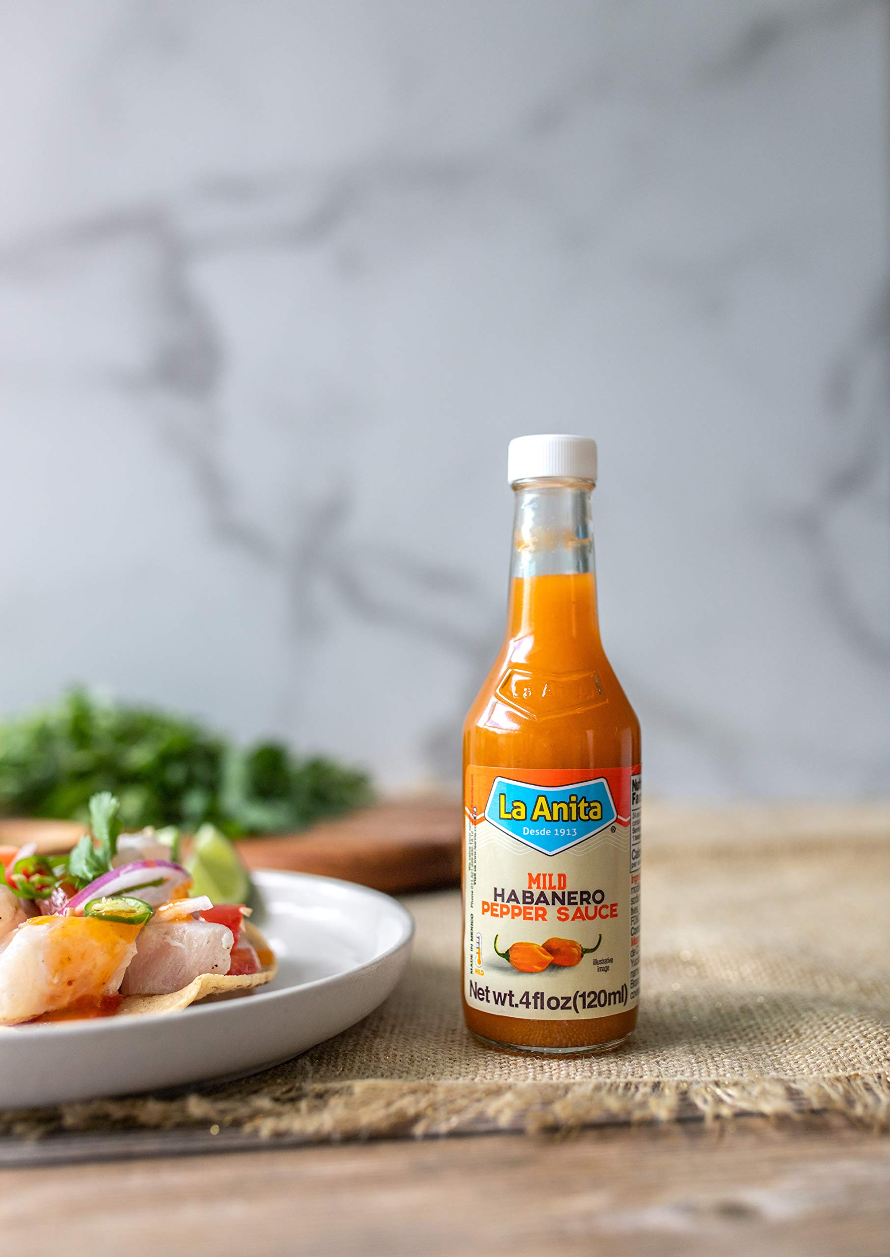 La Anita Mild Habanero Pepper Sauce 4oz (120ml)