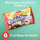 Gigantic Cookie Dough Bites Gift Box, Chocolate Chip Flavored, Over 1 Pound, Novelty Gift