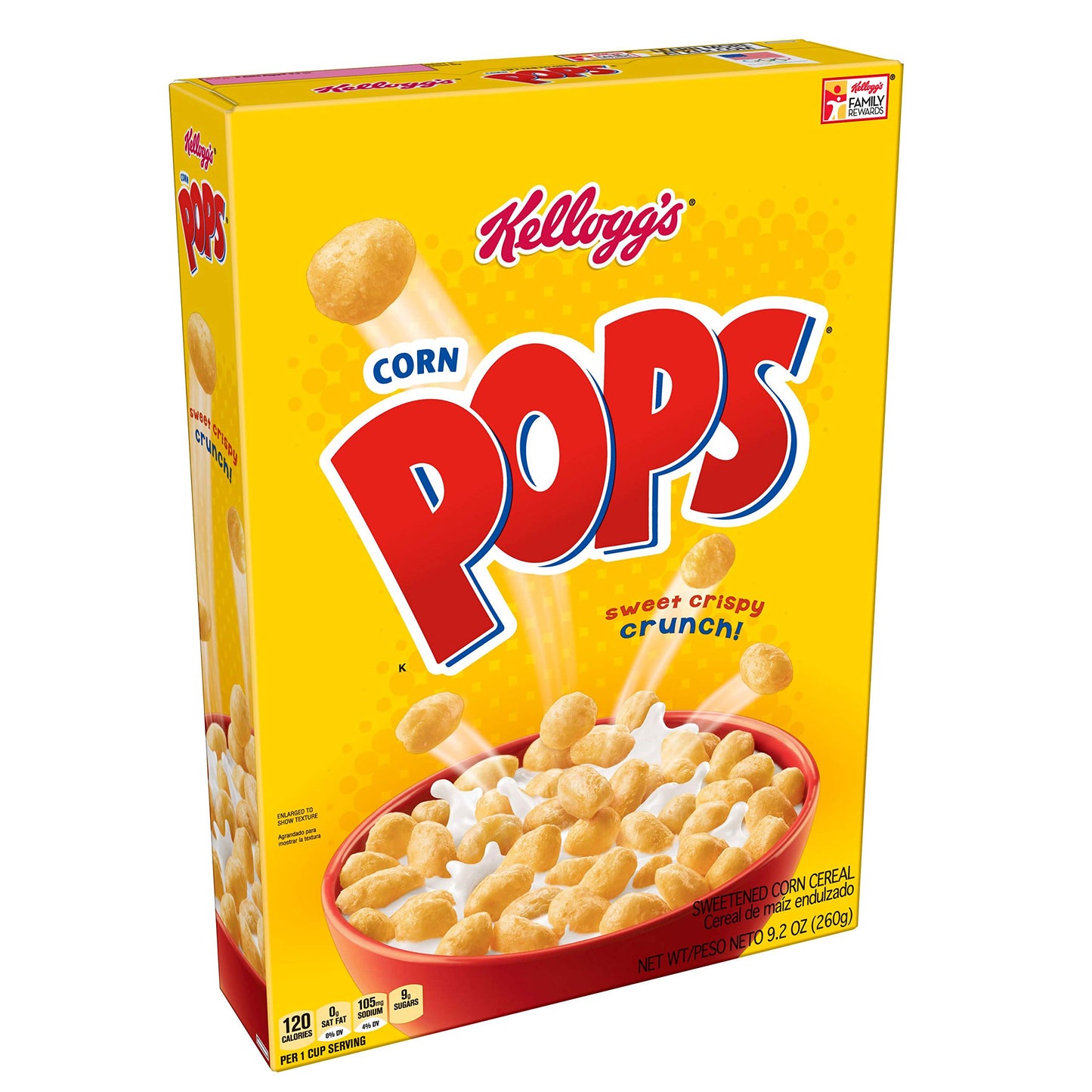 Kellogg’s Corn Pops, Breakfast Cereal, Original, 9.2 oz Box
