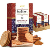 Jans Tradition Cookie Thins, Cinnamon Flavor Baked Crackers, 4.2 oz (Pack of 6)