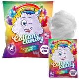 White Cotton Candy 10-Pack, Tutti Frutti - Dye Free Party Favors, Kosher