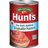 Hunt’s No Salt Added Tomato Sauce, Perfect for Chili & Soups, 15 oz. Can