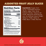 Fruit Slices Jelly Candy | 1.5 Pound Pack | Assorted Flavors | Old Fashioned Candy for Buffets and Holiday Gifting | Individually Wrapped Party Favors