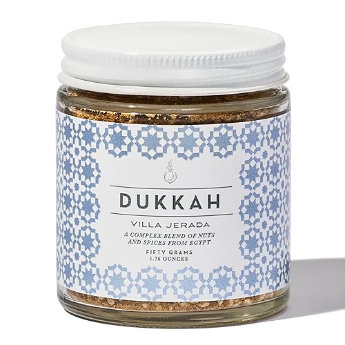 Villa Jerada Dukkah - Egyptian Hazelnut & Spice Blend | Premium Middle Eastern Seasoning with Coriander, Cumin & Sesame | Small-Batch, Handcrafted