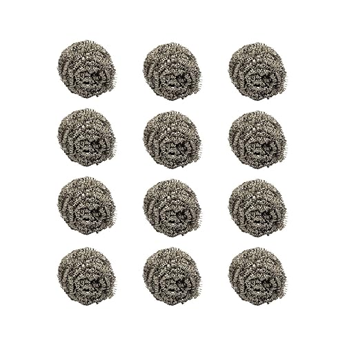 1.25 Ounce Stainless Steel Scrubber - 6 Case 12 Count