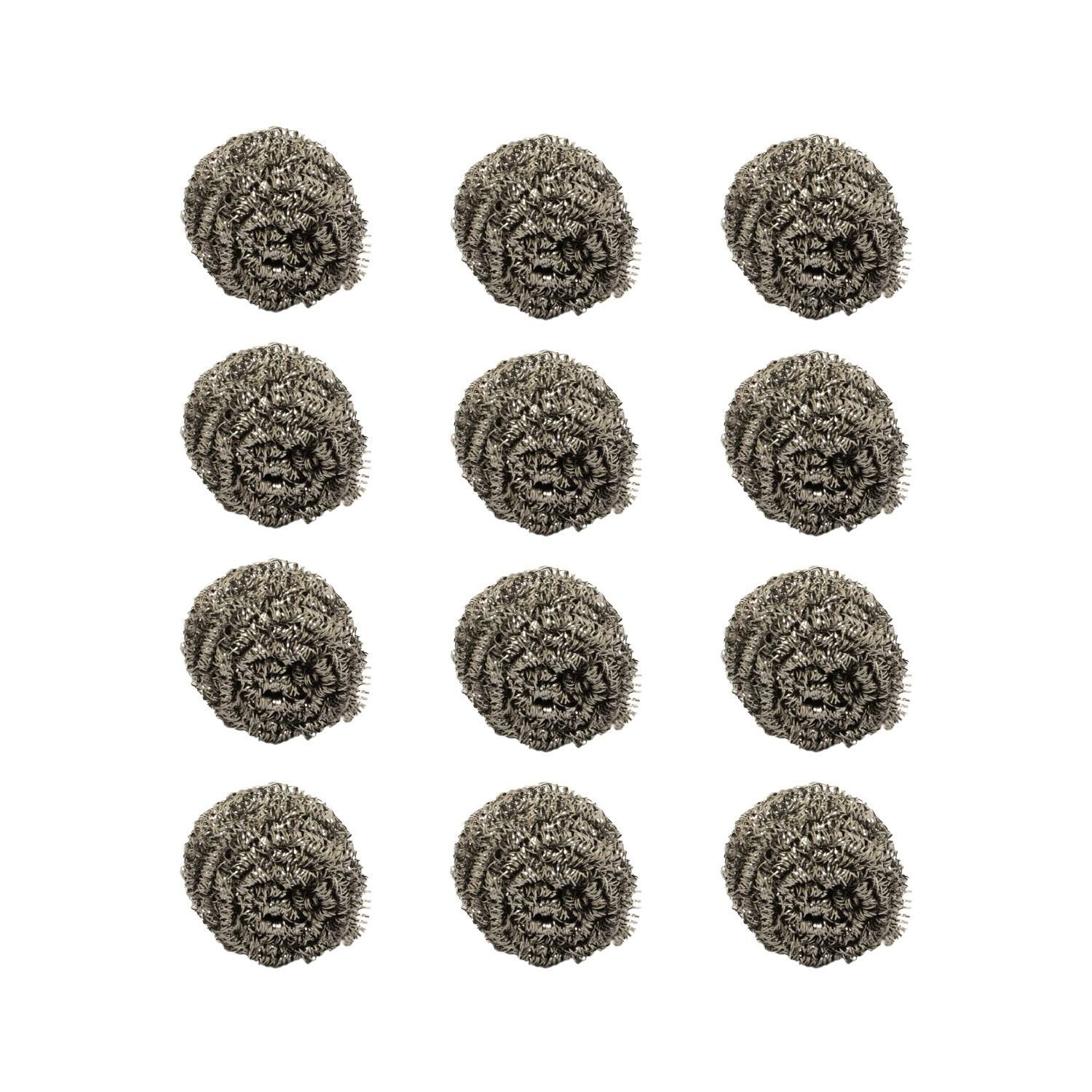 1.25 Ounce Stainless Steel Scrubber - 6 Case 12 Count