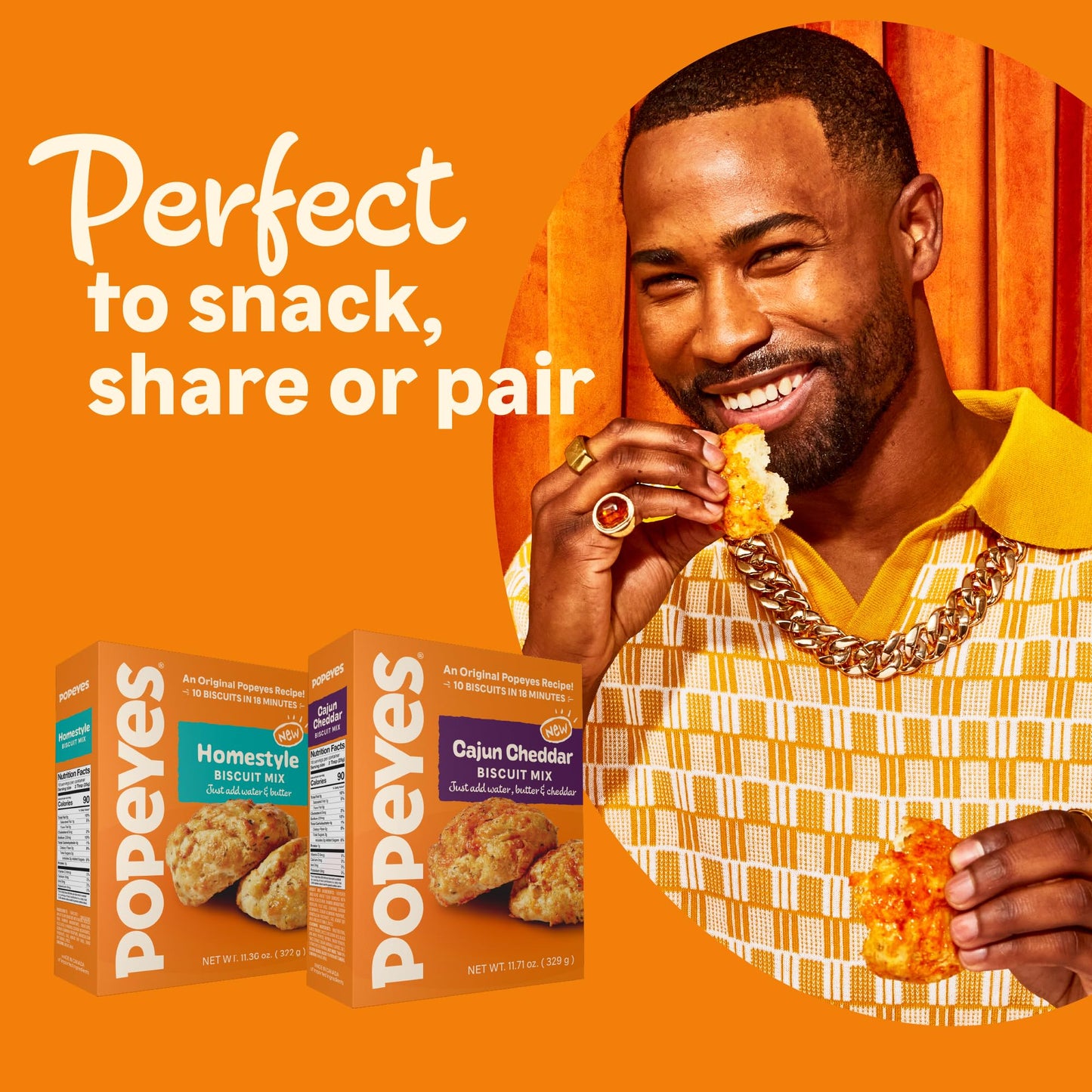 Popeyes Cajun Cheddar Biscuit Mix