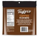 Taylor's Handmade Coffee Pecan Brittle, Made with Pecans & Real Coffee, 7 oz, 3 Pack