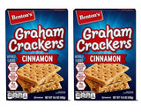 Benton's Naturally Flavored Cinnamon Graham Crackers - 2 Boxes (14.4 oz)