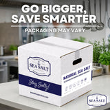 Natural Sea Salt Coarse Grain, Gluten-Free Bulk Sea Salt for Commercial Use with No Artificial Additives, 40 Pounds