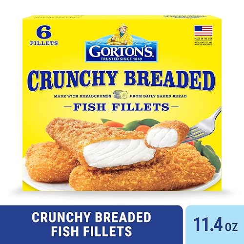Gorton's, Crunchy Breaded Fish Fillets, 11.4 oz (Frozen)